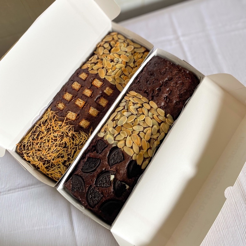 Brownice.Mlg Brownies Panggang 30x10cm | Hampers Kue Cake | Gift Box | Snack Box | Kado Hadiah