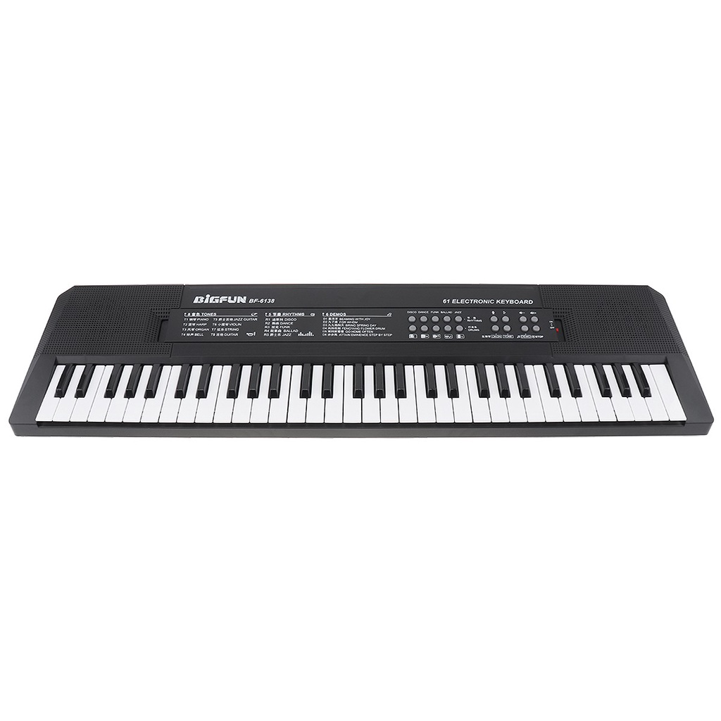 Keyboard Piano Elektronik Digital 61 Tuts Dengan Mikrofon