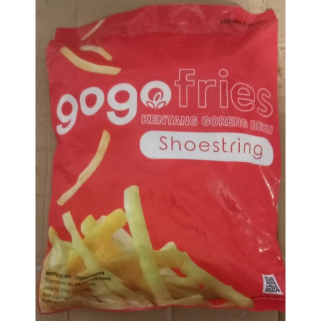 

kentang goreng / French Fries Beku Gogo Shoestring 1kg