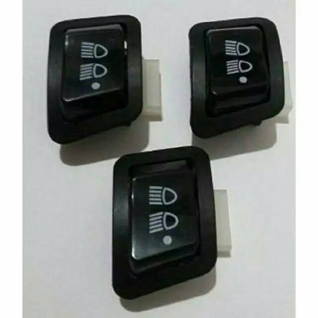 Dim Dimmer Tombol Saklar ON/OFF 3 Fungsi Untuk Honda Beat Fi Vario Revo Dll