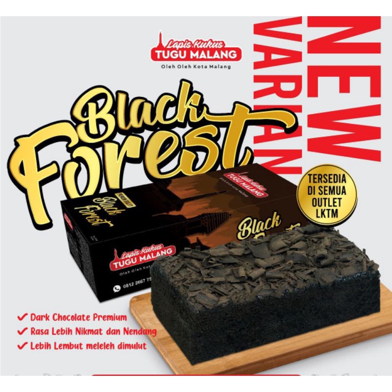 Jual Lapis Kukus Tugu Malang Black Forest Shopee Indonesia