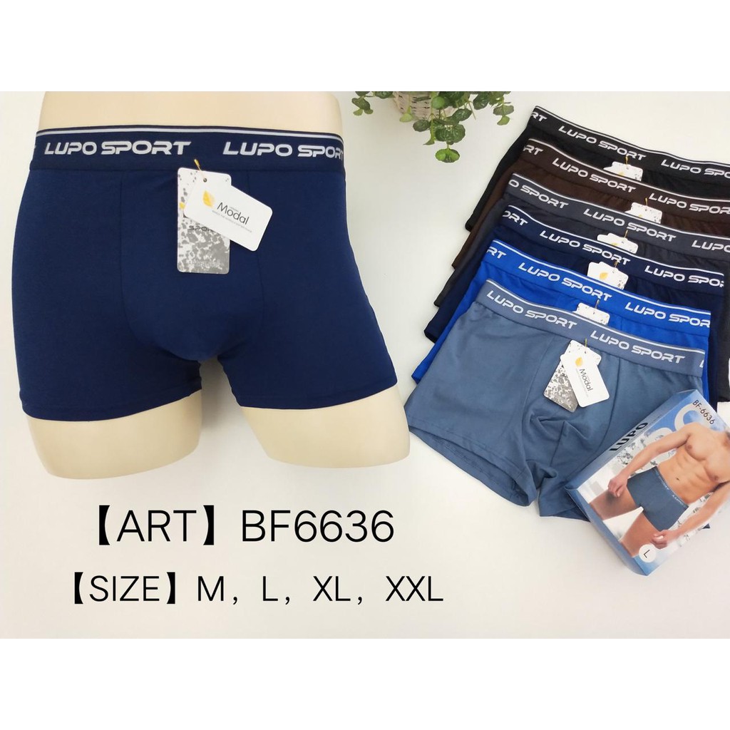 Boxer Briefs Celana Dalam Pria L6636#/L3898# Adem Nyaman