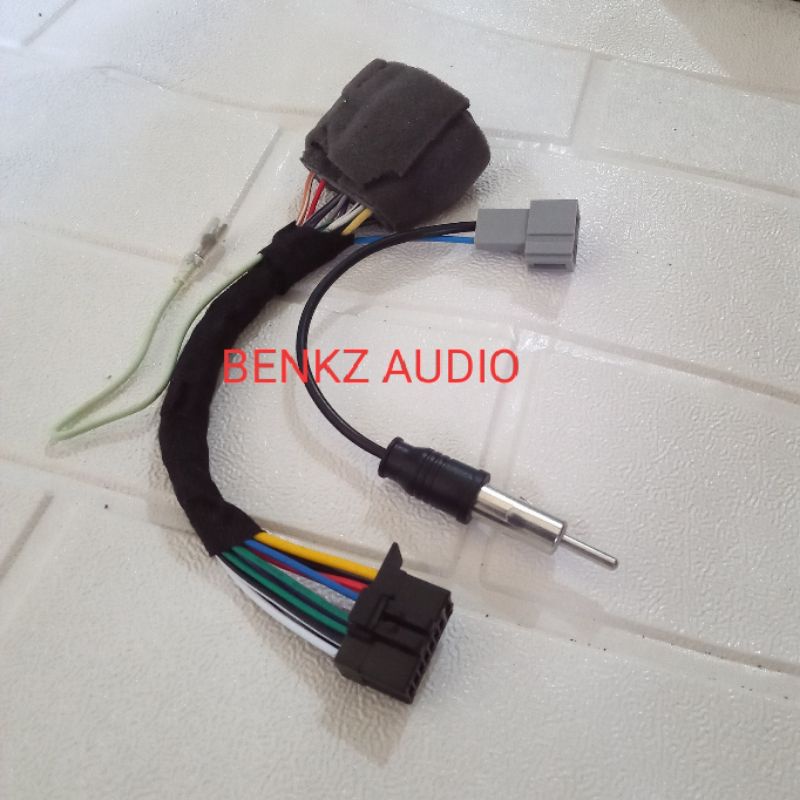 Soket kenwood ddx417bt 418bt 419bt PNP honda Brio mobilio lama 2011 - 2015 plug n play
