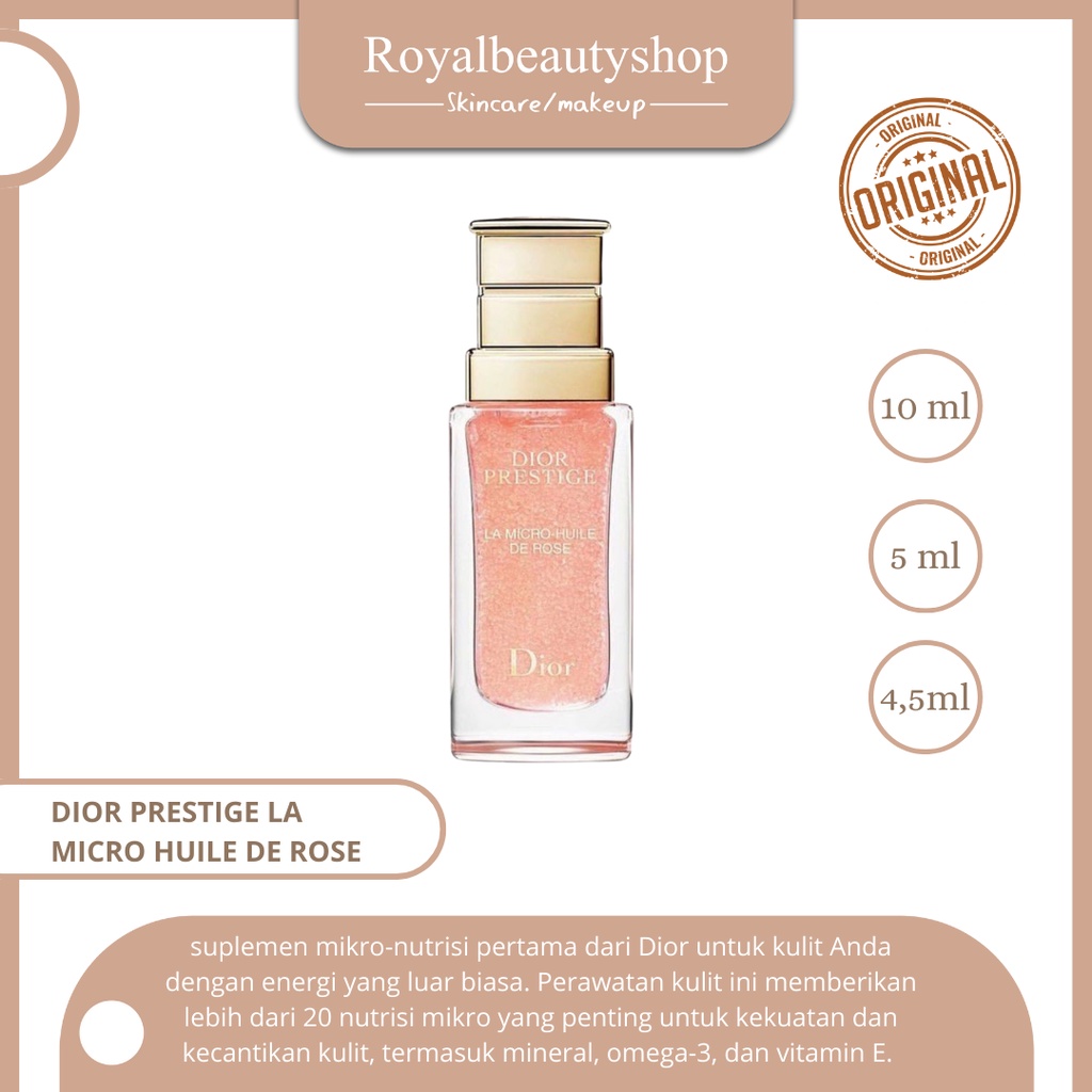 Dior Prestige La Micro Huile De Rose 4,5 ml / 5 ml / 10 ml