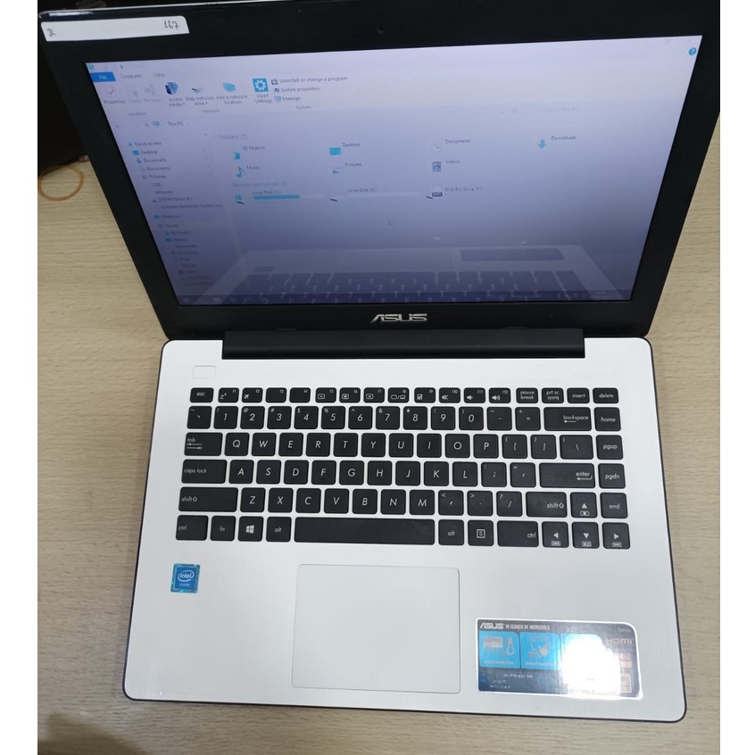 Laptop Leptop Seken Second Bekas ASUS Intel Celeron HDMI RAM 4GB HDD 500GB Murah Berkualitas Original Like NEW
