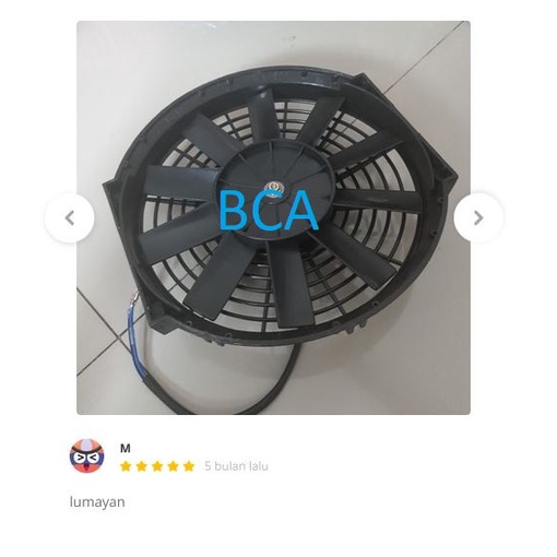 EXTRA FAN CONDENSOR KONDENSOR AC MOBIL Universal