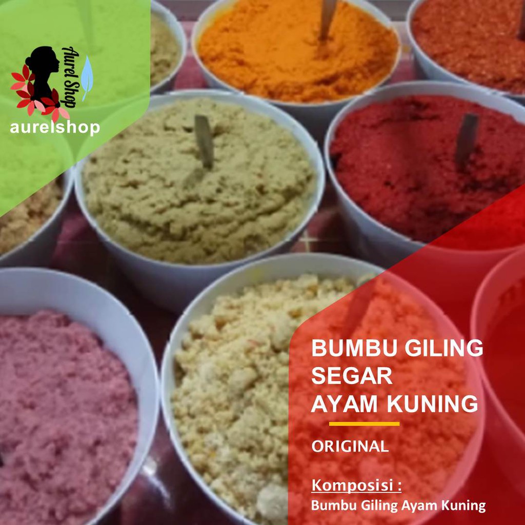 

Bumbu Giling Ayam Kuning 1 kg
