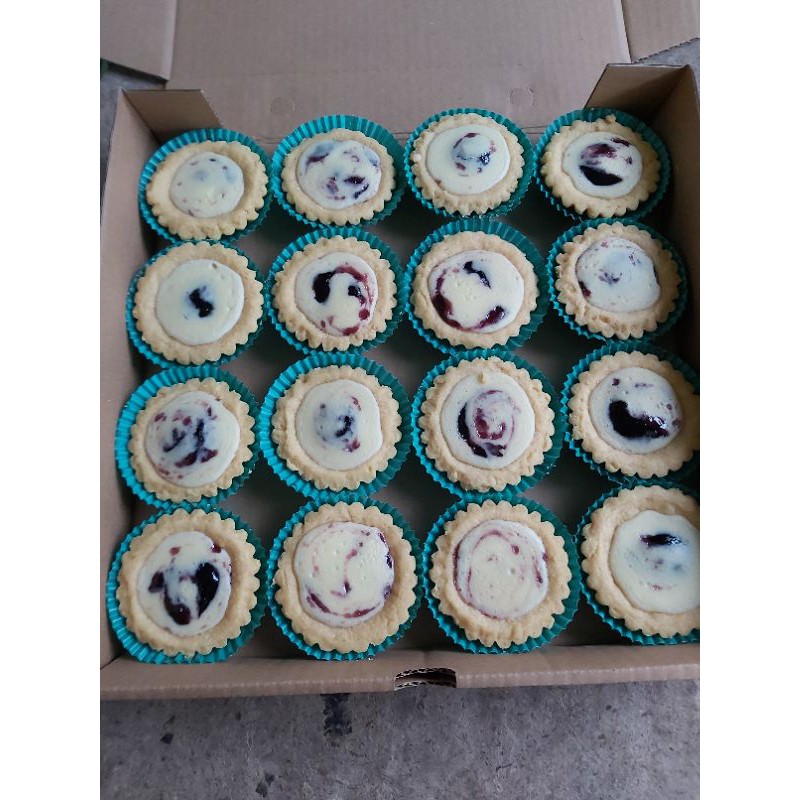 

pie blueberry chesse