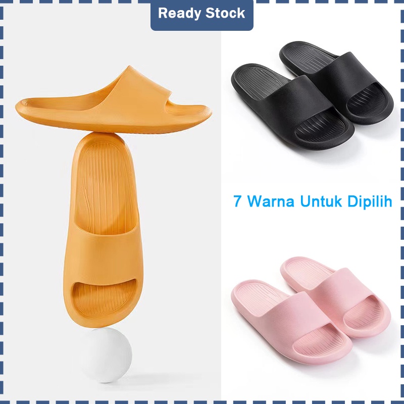 Ready stock sandal jelly wanita sandal murah kekinian cewek sendal import korea polos sandal dalam ruangan mode