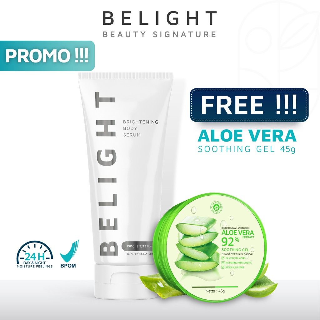 Lotion Pemutih Kulit Belight Body Serum Menghilangkan Belang Ampuh Mencerahkah Area Lipatan BPOM COD