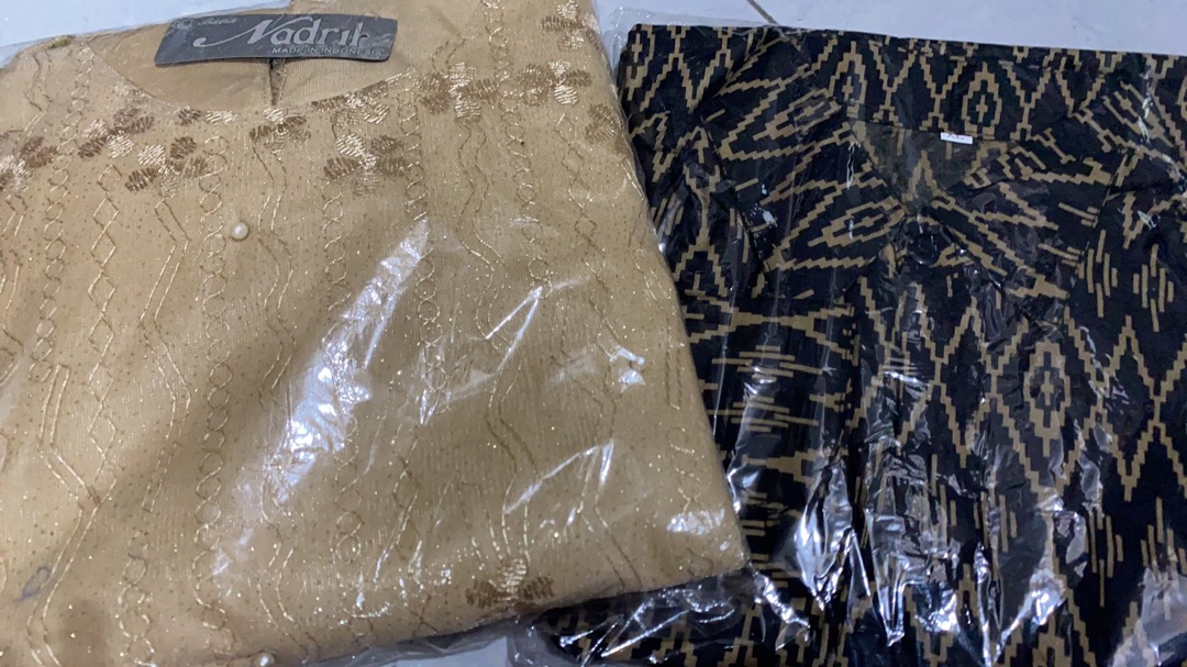 Kebaya Couple Casandra - Sania Ruflle Batik Couple Ori Ndoro Jowi Garansi Termurah Shopee