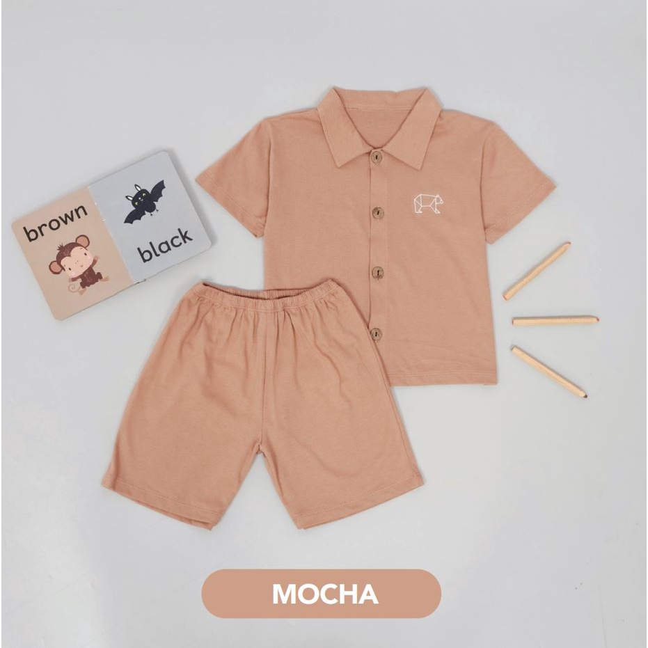 Mooi Leon Set - Setelan Pendek Anak