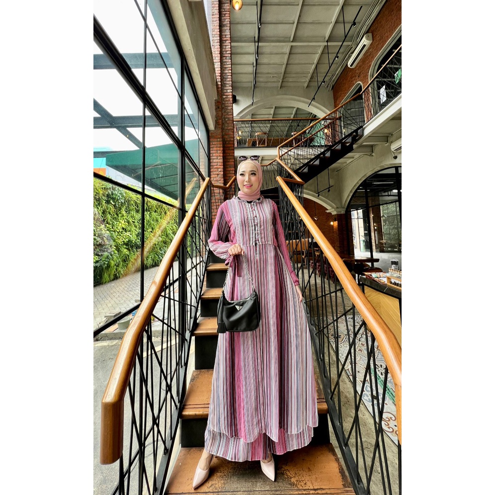 Reisha Set 11/Gamis Muslim/Kekinian/By Glamz/Ori