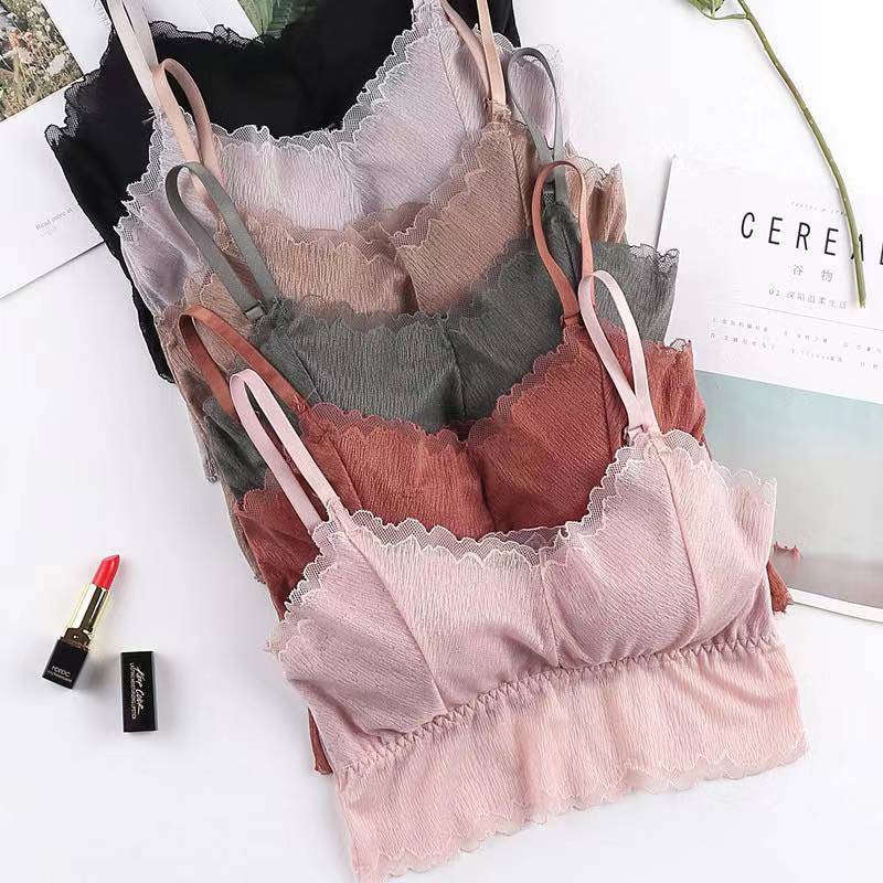 VS - BRA SEXY KOREA / BH BRALETTE Bahan Lace one-piece PUSH UP Bra YOGA FASHION  82088 tm