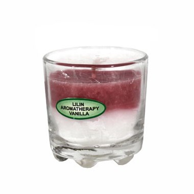 Lilin Gelas Aromaterapi Vanila 6x6 cm