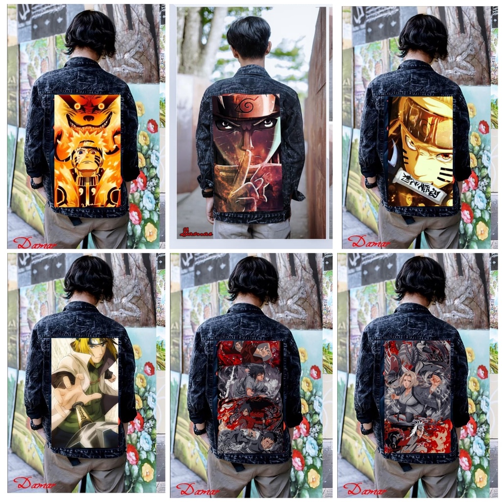 bayar ditempat/ jaket pria denim jeans bergambar belakang/ jaket jeans pria terbaru 2022 /jaket pria printing/ jaket jeans pria bergambar terbaru/ jaket pria keren