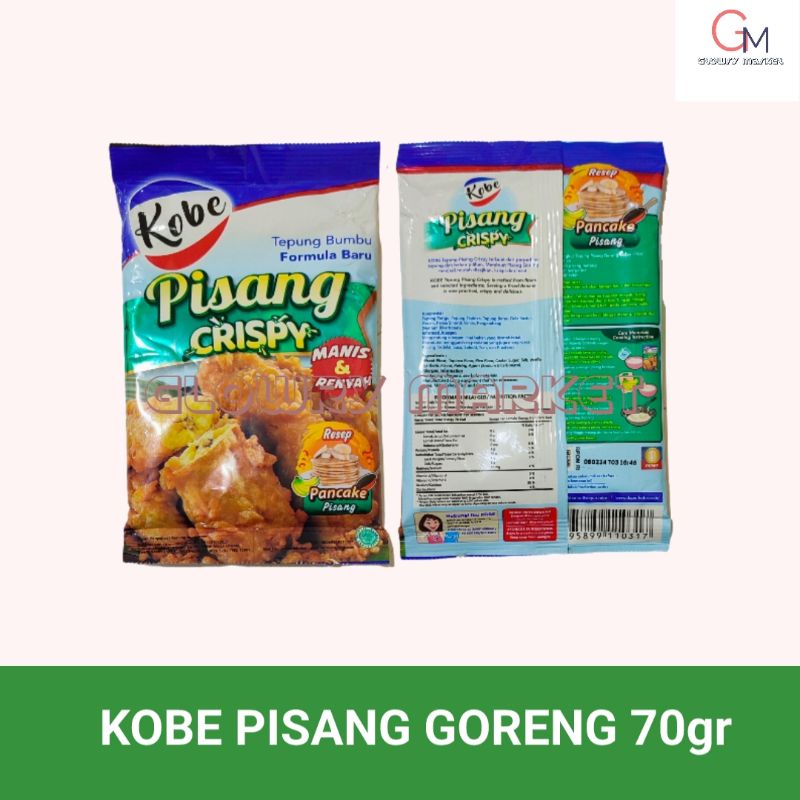 

KOBE PISANG GORENG CRISPY 70GR TEPUNG BUMBU PISANG CRISPY PISANG GORENG BUMBU