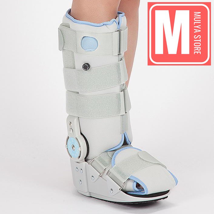 Ankle Walker Boot Rom Inflatable Brace With Range of Motion Control