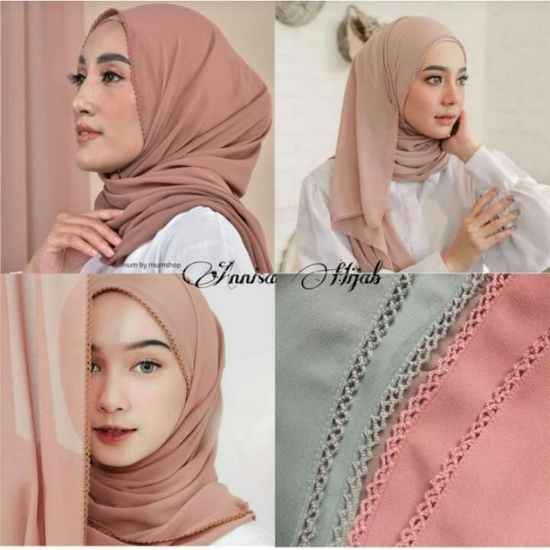 PASMINA BUTIK/PICOT part 2/ pashmina crocet