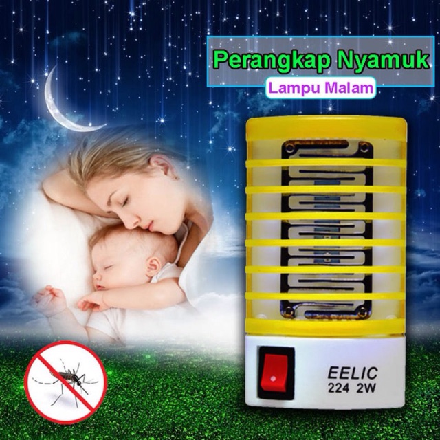 Lampu Nyamuk Alat Pengusir Nyamuk Lampu Tidur 224