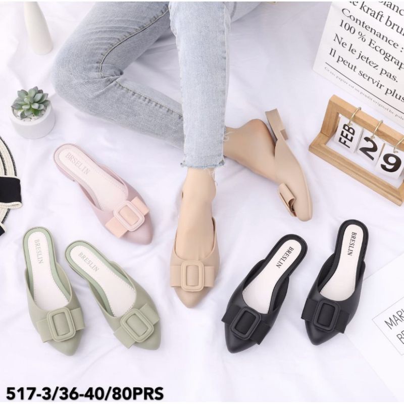 Sepatu Selop Jelly Gesper Import 517 Breslin