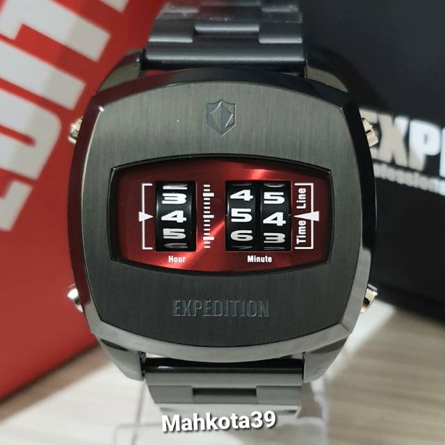 Jam tangan Expedition E6790M Black Red