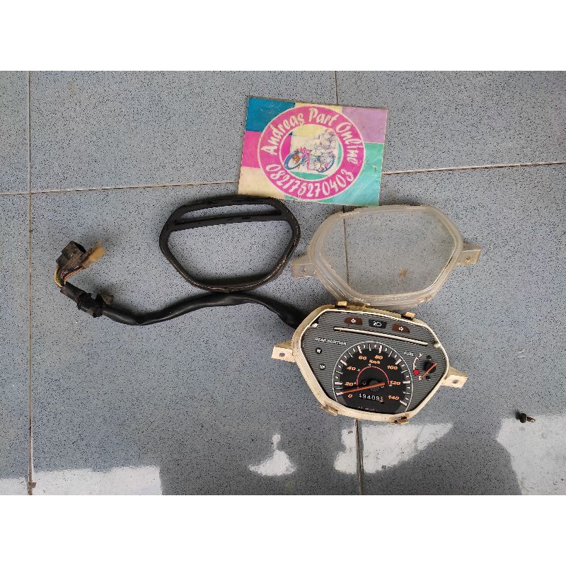 speedometer spidometer supra x 100 supra fit lama bekas original bekas