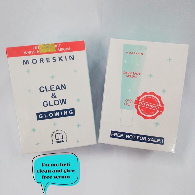 BEST SELLER - MORESKIN CLEAN AND GLOW KEMASAN BARU - HARGA LEBIH HEMAT