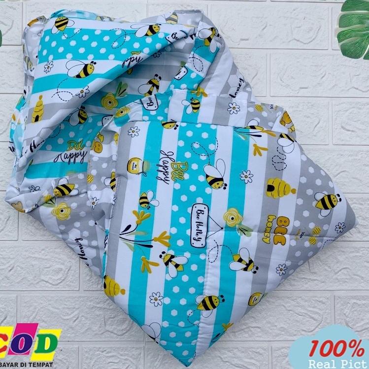 Murah Banget selimut bayi karakter / selimut bayi lembut / selimut topi bayi newborn / selimut bayi 