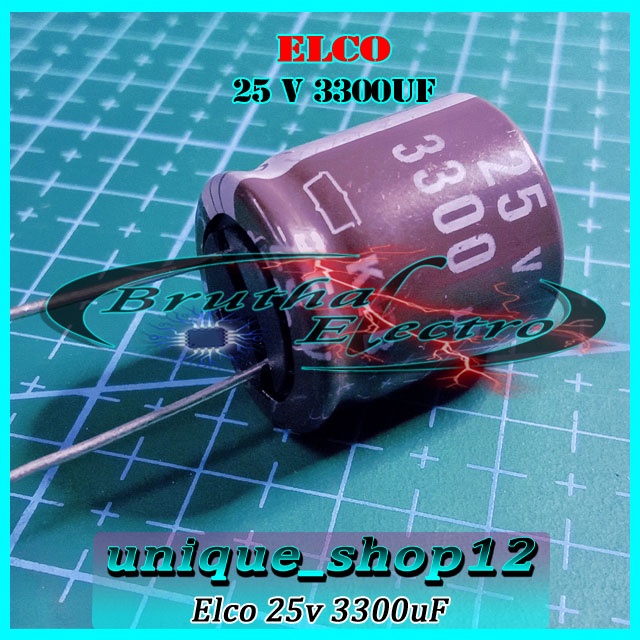 Elco 25V 3300uf