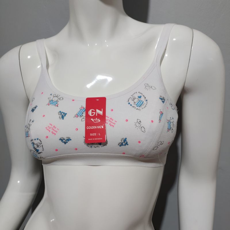 Bra remaja bahan ctton motif menarik