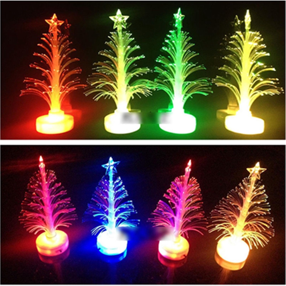 [ Xmas Christmas Tree Color Changing LED Light  Fiber Optic Christmas Tree  ]