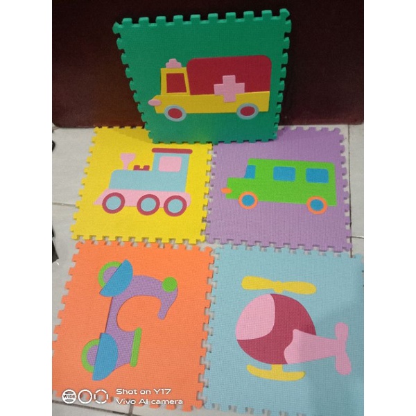 evamat puzzle,matras karakter, puzzle anak