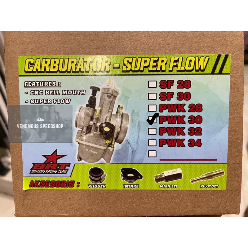Karburator Karbu Carburator BRT Pe SF 28 - SF 30 - PWK SF 28 30 32 34 SuperFlow Original-PWK SF 30