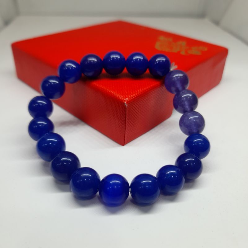 Fourfashion Gelang Giok Untuk Kesehatan Import Natural Asli Batu Alam Pria &amp; Wanita