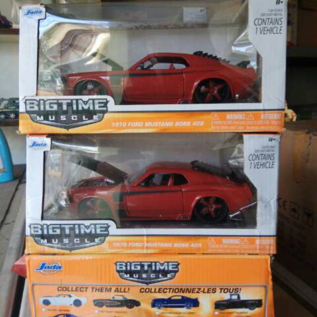Diecast Jada Big Time Muscle Car Ford Mustang Boss 1970