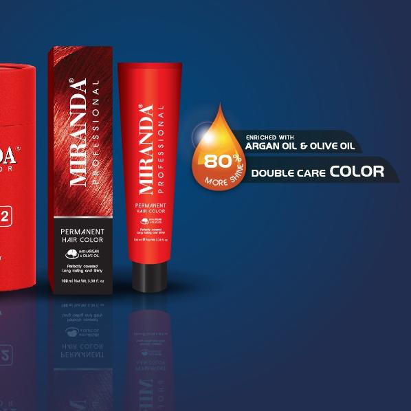 ➽ Miranda Professional Permanent Hair Color Ash Blonde 100ml ♟