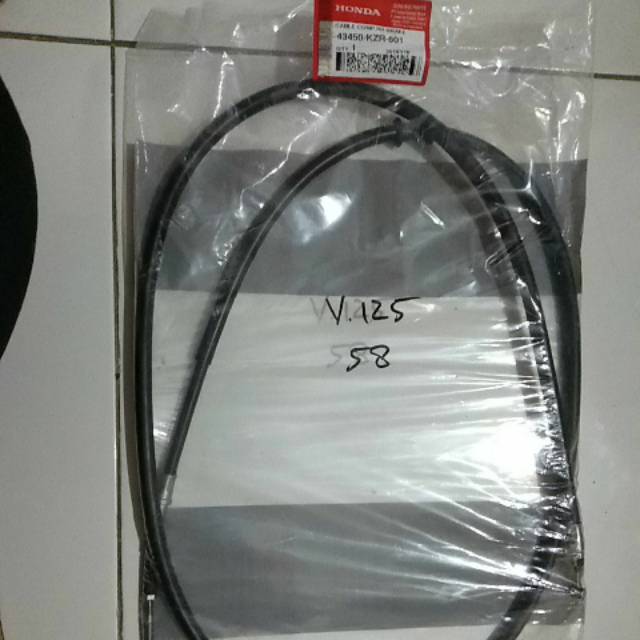 Kabel Rem Cable Comp RR Brake Honda Vario 125 43450 KZR 601