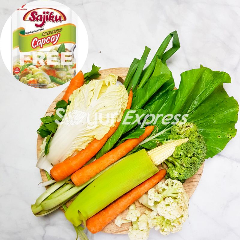 KIRIM INSTAN Paketan Sayur Capcay 500gr BONUS Sajiku Capcay