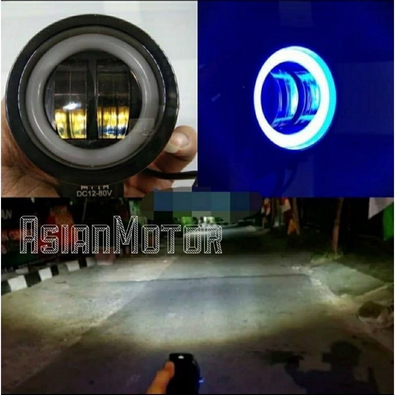 Big sale Lampu Tembak Daymaker Mini 4D Bulat Kotak 2 Lensa dan 3 lensa