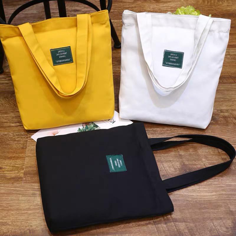 Download POLOS Living Tanpa Saku Tote Totebag Bag Tas C9 | Shopee ...