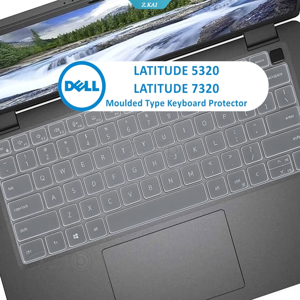 Cover Pelindung Keyboard Laptop Dell Latitude 5320 7320 Bahan Silikon Anti Debu Ukuran 13.3 &quot;