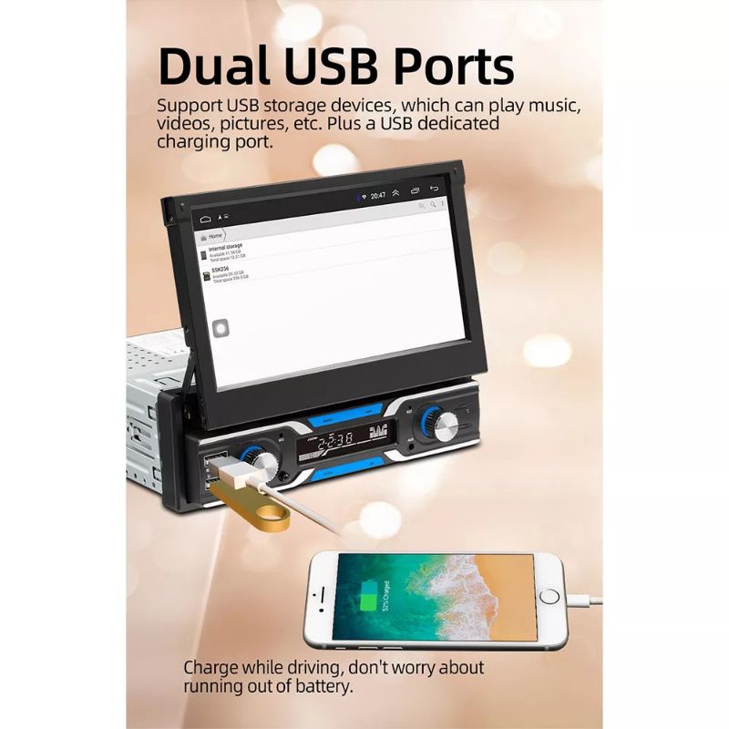 Head Unit Android Single Din 7 Inch Indash