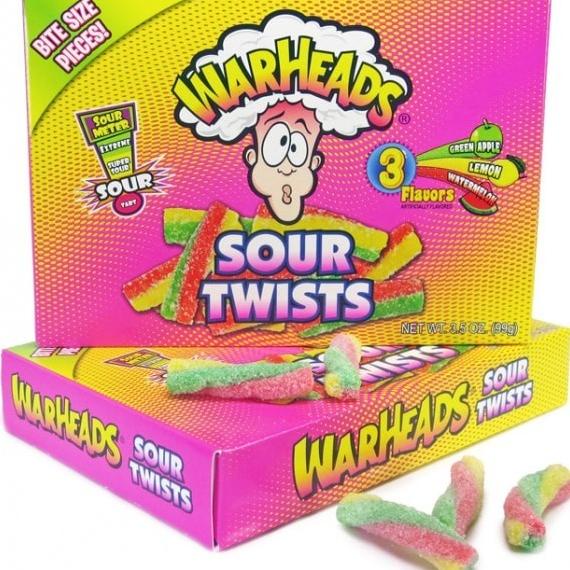 

Warheads Sour Twists 99G Permen Asem / Permen Asam