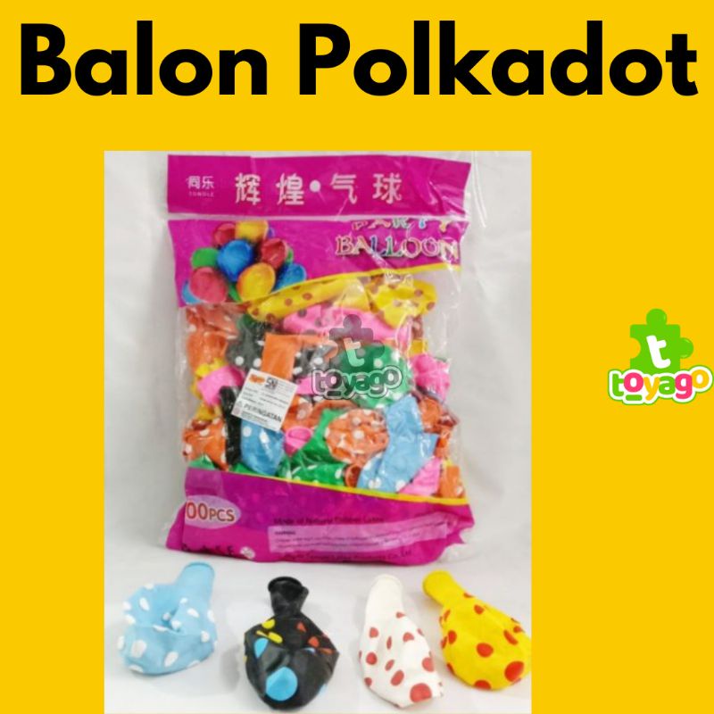 Balon Motif Random Ball isi +-100pcs Grosir Murah