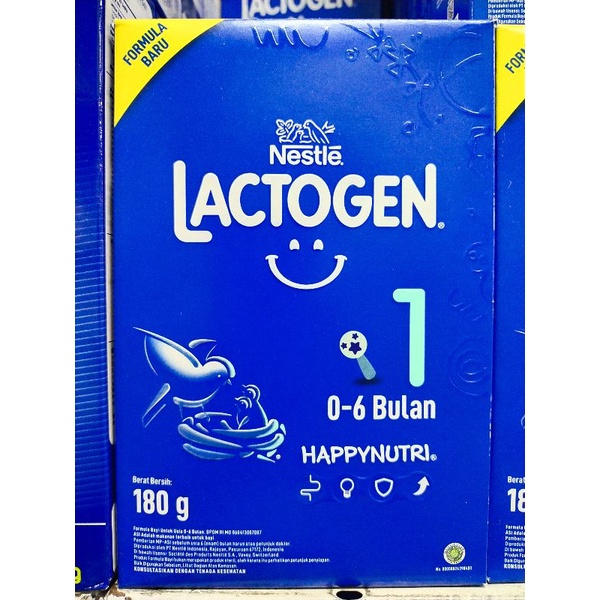 180GR Lactogen 1 Susu Bayi Usia 0 - 6 Bulan