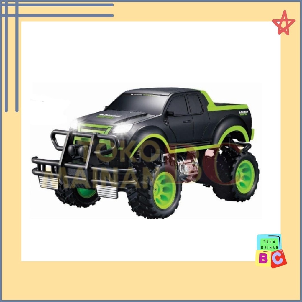 Mainan Mobil Mobilan Besar Dark Monster Turbo Off Road RC Mainan Anak Laki Laki Mobil Remot 1:10 4WD