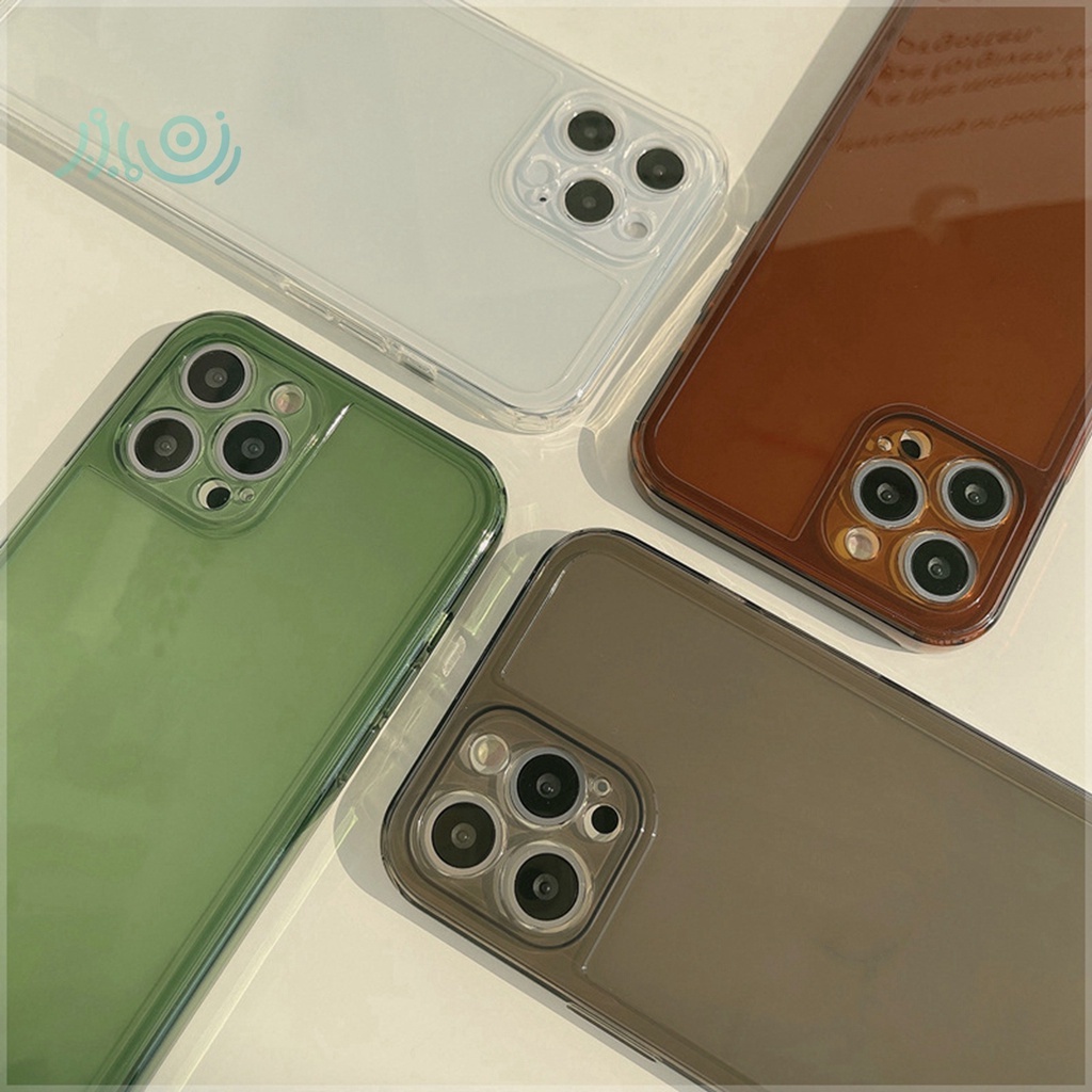 Crystal Multi-color Phone Case for IPhone 11 12 Pro Max X XS Max XR 8+ 7 Plus SE Clear Shockproof Soft TPU Transparent Back Cover