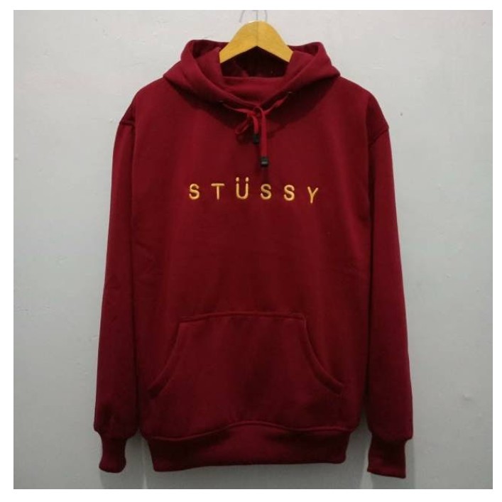 HOODIE UNISEX STUSS OBLONG TEBAL PREMIUM TERBARU,