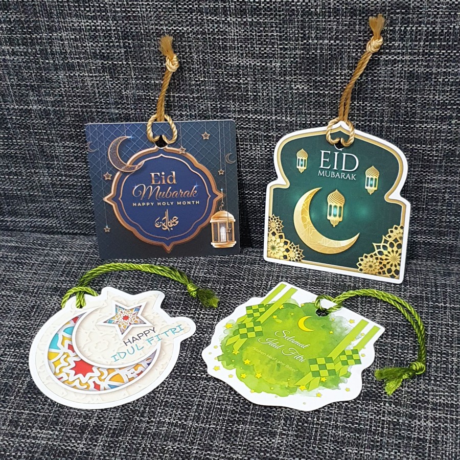 

Hang Tag Idul Fitri Lebaran Bentuk Unik
